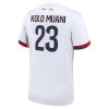 Officiële Voetbalshirt Paris Saint-Germain Kolo Muani 23 Uit 2024-25 - Heren